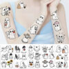Wholesale New Cartoon Cute Ghost Tattoo Sticker Waterproof Party Gift Funny Fun Face Sticker Cross-border