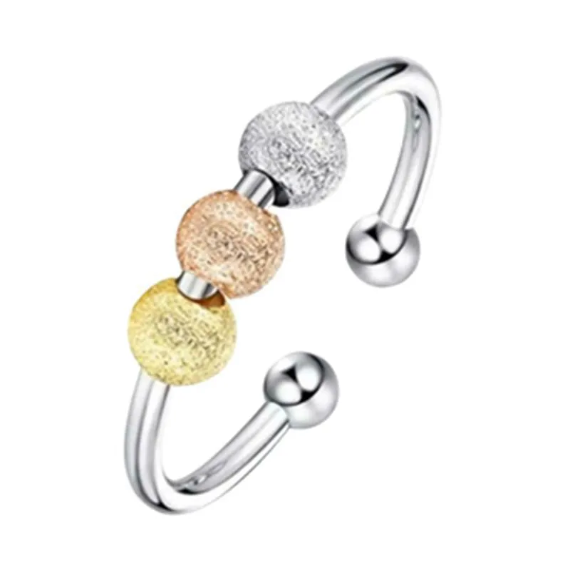 Wholesale Simple Style Classic Style Solid Color Stainless Steel Plating Gold Plated Rings