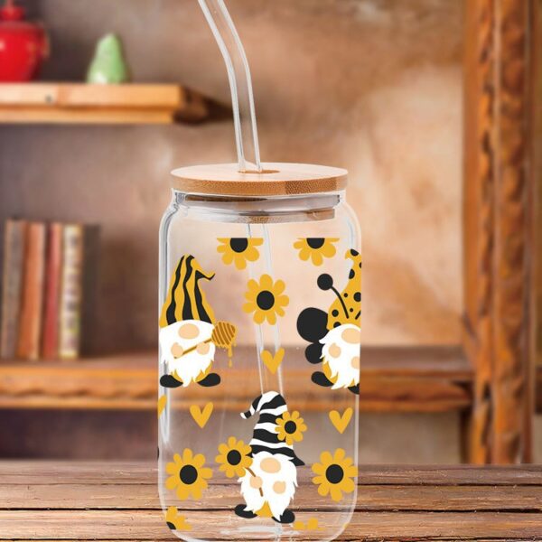 Wholesale Yellow tree 16oz Cup UV DTF Wraps