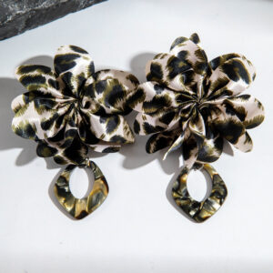 28598-green Leopard print