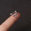 Wholesale Ear Cartilage Rings & Studs Fashion U Shape Copper Diamond Zircon