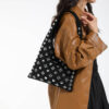 Wholesale Bag Polka Dot Rivet Underarm Bag Retro Portable Bucket Women's Bag