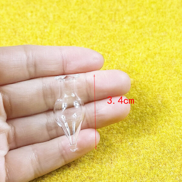 Wholesale Doll House dollhouse Simulation Scene Furniture Ornaments Mini Micro Glass Bottle Small Accessories Crafts