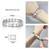 Wholesale italian module stitching bracelet diy in stock cross border hot stainless steel jewelry