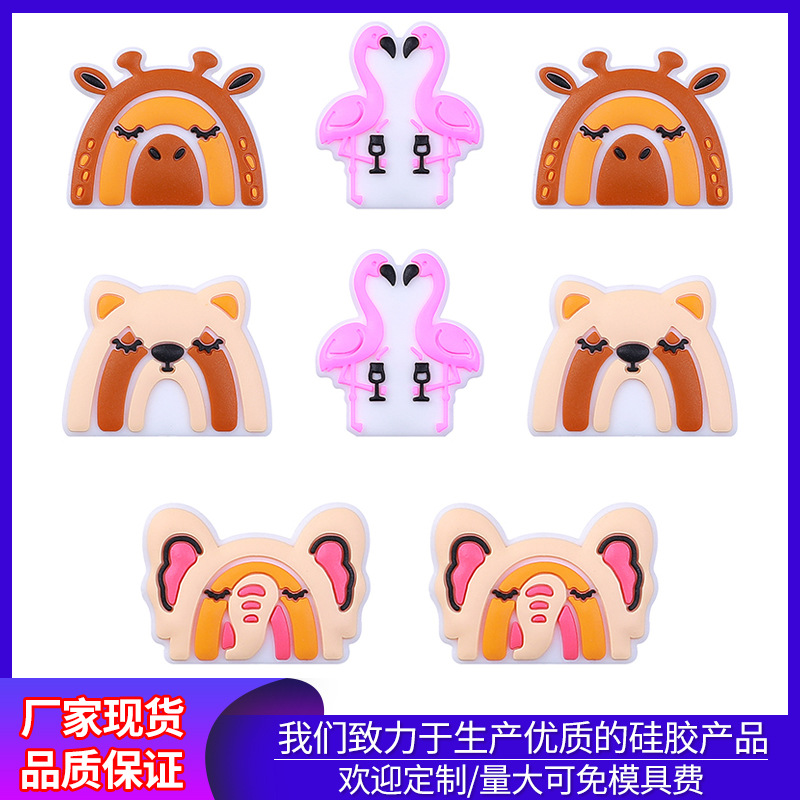 Wholesale In stock silicone beads chilen cartoon beads
