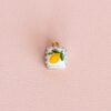 Wholesale European and American Niche Fresh Plant Series Necklace DIY Lemon Strawberry Bow Pendant Necklace Clavicle Chain