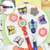 oly-d6b09360690294f56be6db6ddb938cc0 Wholesale Butterfly Flower Pen Decoration with Detachable Beads