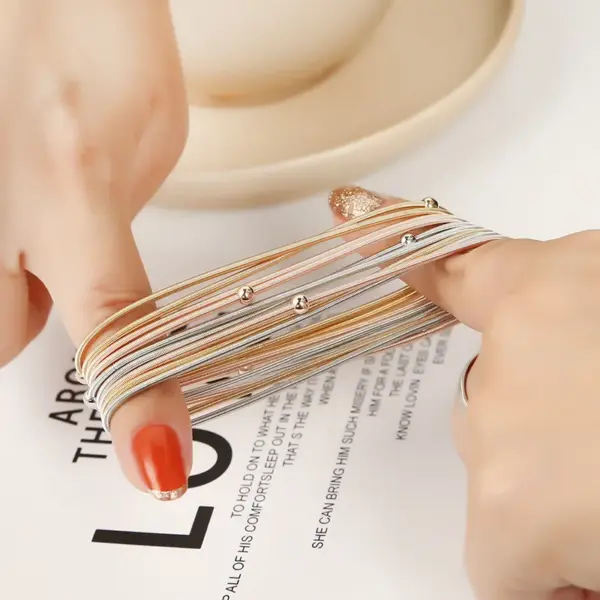 Wholesale Fashion Carbon Steel Copper Plating Bracelets 1 Piece