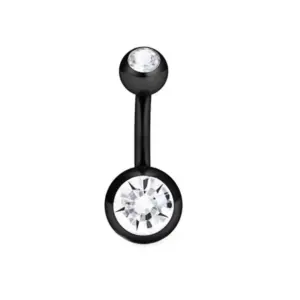 Black Double White Diamond Single