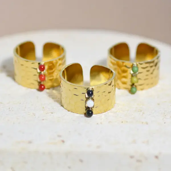 Wholesale Fashion Geometric Titanium Steel Plating No Inlaid