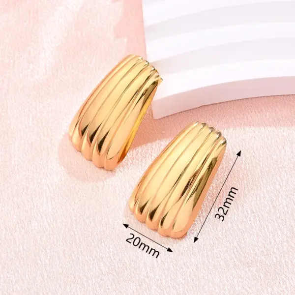 Wholesale 1 Pair/Package Modern Style Simple Style Irregular Simple Handmade 304 Stainless Steel Ear Studs