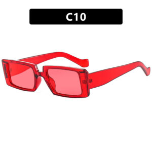 Metal hinge / Transparent Red Framed Red Film