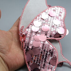 Pink 386 Butterfly (1 hand-sewn)
