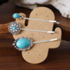 Wholesale Bohemian Turquoise Inlaid Hairpin Set