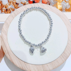 Two worlds lotus lotus seed alloy [1 piece] bracelet