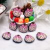 Wholesale 10pcs/pack Small floral pumpkin silicone beads DIY silicone beads
