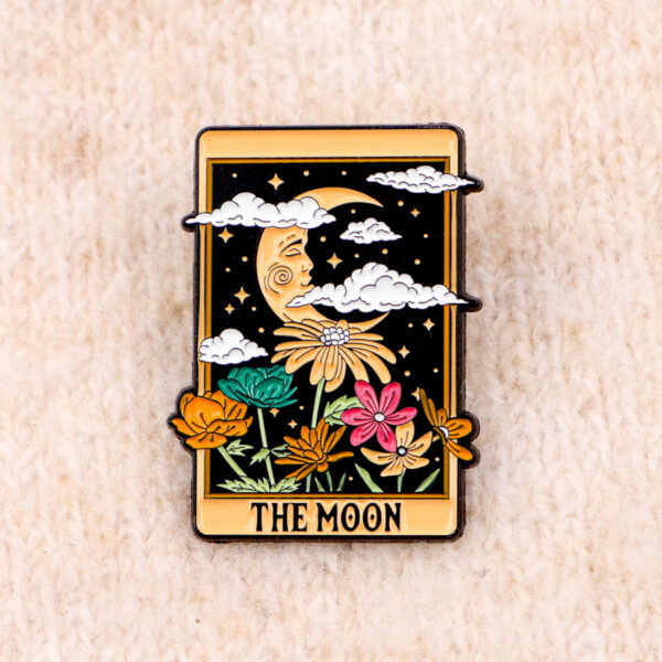 Wholesale Moon Brooch Cartoon Metal Badge Jewelry Medal Clothing Brooch Accessories