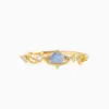 Wholesale Lady Star Brass Rings Star Gem Copper Rings