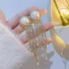 Wholesale Fashion Heart Shape Bow Knot Copper Inlay Zircon Drop Earrings 1 Pair