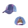 Wholesale 2021 tie-dye baseball cap foreign trade Women's cap female summer tie-dye cross baseball cap back opening hat