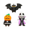 Wholesale Rn055 Halloween Series Cartoon Soft Plastic Doll Pendant Accessories Halloween Blind Box Toy Crafts Accessories
