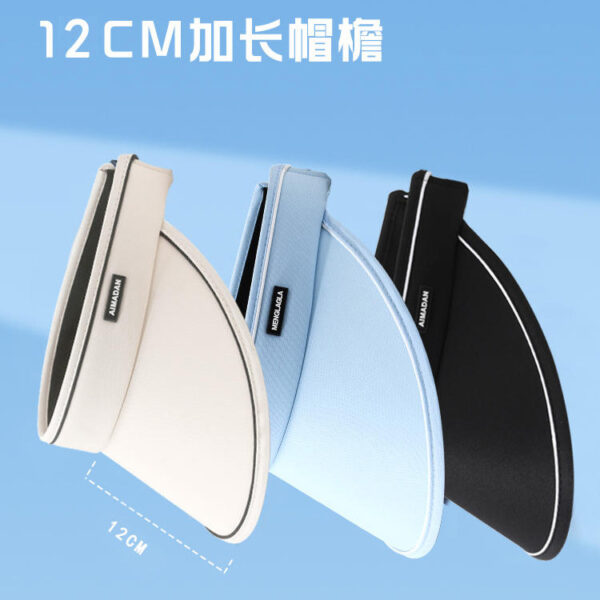 Wholesale Women's Visor Hat 2025 New Trendy Brand Face-Covering Cycling Wide-Brim Summer Sunshade Open-Top Beach Sun Hat