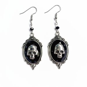 Wholesale Cross-border foreign trade Gothic skull pendant, Gothic skull earrings factory direct sales