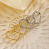 Wholesale PVD Coated 18K Gold Plated Heart Shape 304 Stainless Steel Simple Style Streetwear Waterproof Non Tarnish Earrings