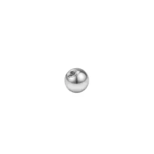 Silver / 1.2x8mm [Aperture X Ball Diameter]