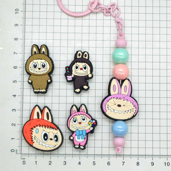 Wholesale Random 100pcs Cartoon Beads Focai Beads Soft Rubber Beads OLY Exclusive