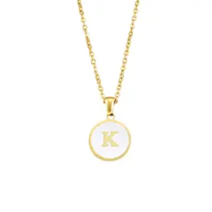 Letter K / 18K Furnace Real Gold