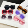 Wholesale New fashion large frame square love sunglasses high-grade big face slimming UV-proof hot sunglasses
