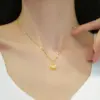 PVD Coated Real Gold Plated Shell Titanium Steel Elegant Waterproof Non Tarnish Necklace