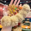 Wholesale Plush pendant cute keychain