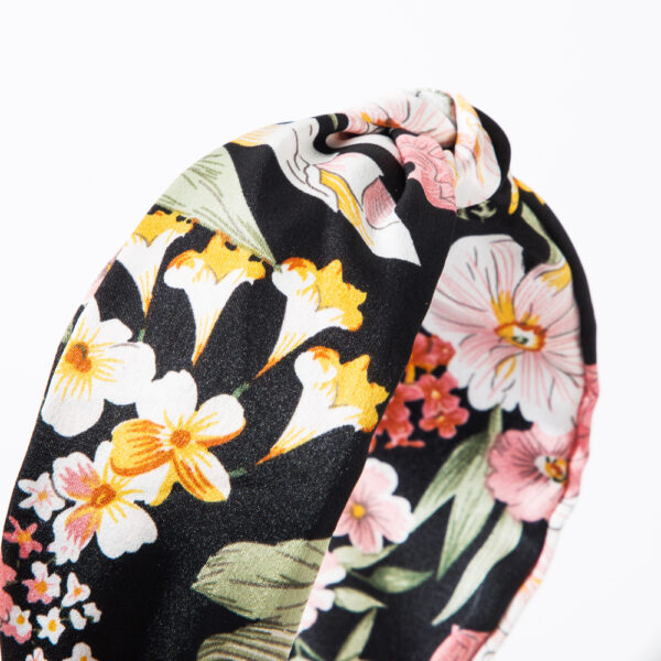 Wholesale Fashion New Bohemian Style Hair Hoop Women's Wide-brimmed Flower Fabric Headband Out-of-the-way Hair Pressing All-match Internet Celebrity Hair Accessories