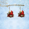 Wholesale Christmas atmosphere vintage earrings