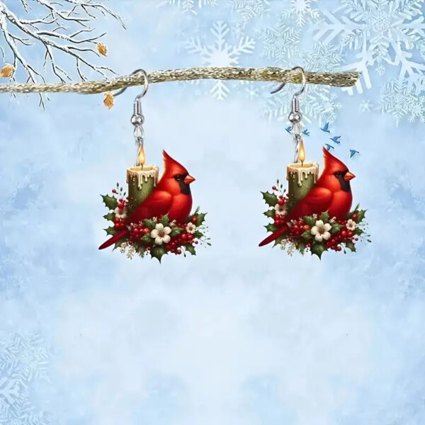 Wholesale Christmas atmosphere vintage earrings