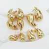 Wholesale Rack Plated Long-Lasting Plated Vacuum Plating 18K Gold Plated 24K Gold Plated Gold Plated Water Droplets 304 Stainless Steel Steel Basic Modern Style Classic Style Ear Studs