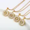Wholesale Water Plating 18K Gold Plated Real Gold Plated Letter 304 Stainless Steel Copper Fashion Waterproof Non Tarnish 304 Stainless Steel Necklace