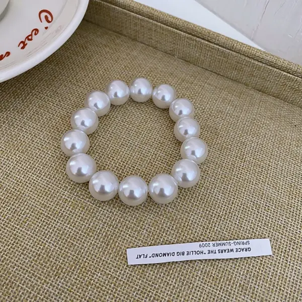 Wholesale Retro Round Pearl Beaded Bracelets 1 Piece