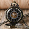 oly-d7a33e33ed3cbffce55e03972c202f3f Wholesale A generation of hair carving double display Roman octagonal manual mechanical watch retro Roman numeral cket watch