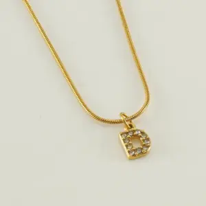 Gold Letter D / 18K
