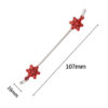 oly-d7b1be1363973937e0984d384c625ed2 Wholesale beadable pens Christmas snowflake beaded rod