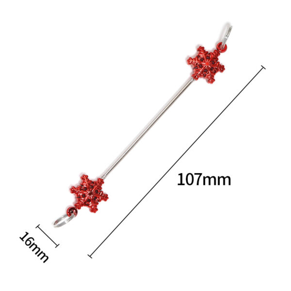 oly-d7b1be1363973937e0984d384c625ed2 Wholesale beadable pens Christmas snowflake beaded rod