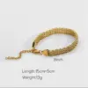 PVD Coated Real Gold Plated 18K Gold Solid Color 304 Stainless Steel Vintage Style Waterproof Non Tarnish Bracelets Necklace
