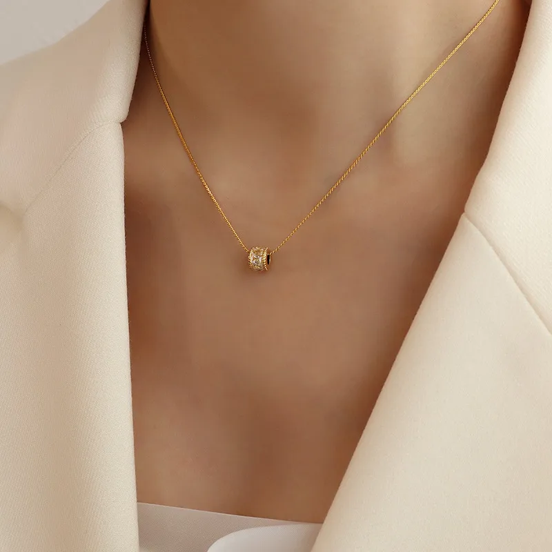 Wholesale PVD Coated 18K Gold Plated 18K Gold 304 Stainless Steel Fashion