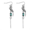 oly-d7cc0654972ace622dc8c19e516e65f9 Wholesale gradient blue-green square zircon earrings