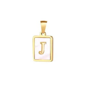Gold / Letter J without Chain