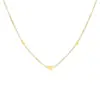 Wholesale Simple Style Heart Shape Titanium Steel Plating Bracelets Necklace