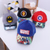 Wholesale Marvel Children's Hat Wholesale Spring and Autumn New Cartoon Cap Spiderman Team Batman Children's Baseball Cap